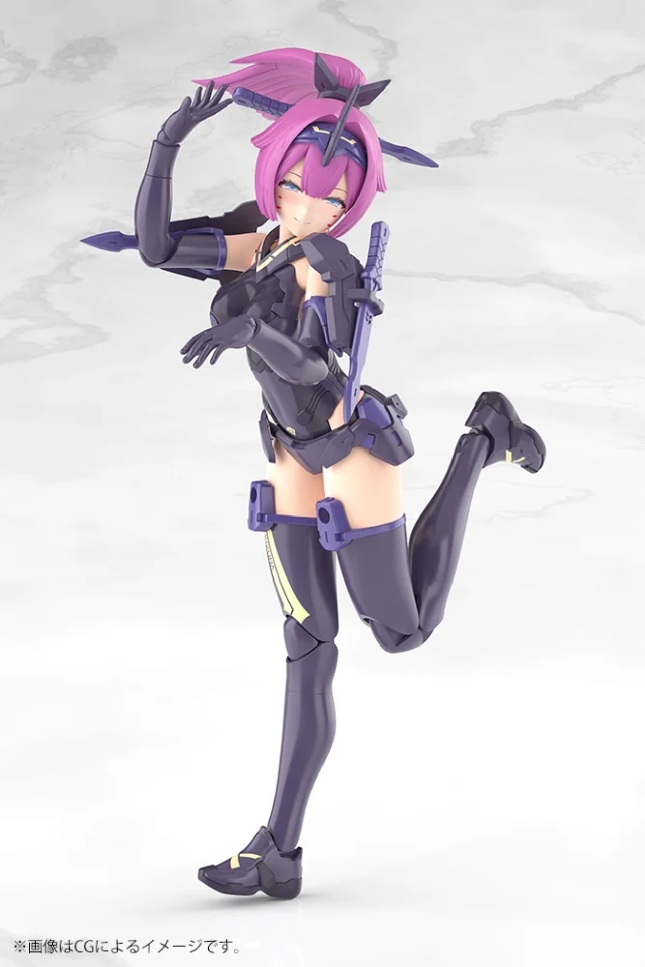 Preorder 4934054077113 KOTOBUKIYA MEGAMI DEVICE ASRA ARCHER KIZUNA SHADOW EDITION FULL PACKAGE มัดจำ 500 บาท