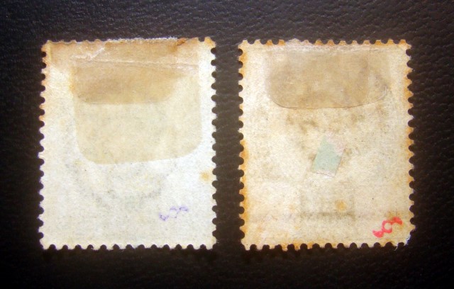 ((--ยังไม่ใช้ 2 ดวง--)) s2868-แสตมป์รัชกาลที่ 5 ชุด2 พระพักตร์ตรง ปี 2430 หน้าดวง 1 อัฐ + 2 อัฐ ยังไม่ใช้ ราคาเบา หายาก น่าสะสมครับ