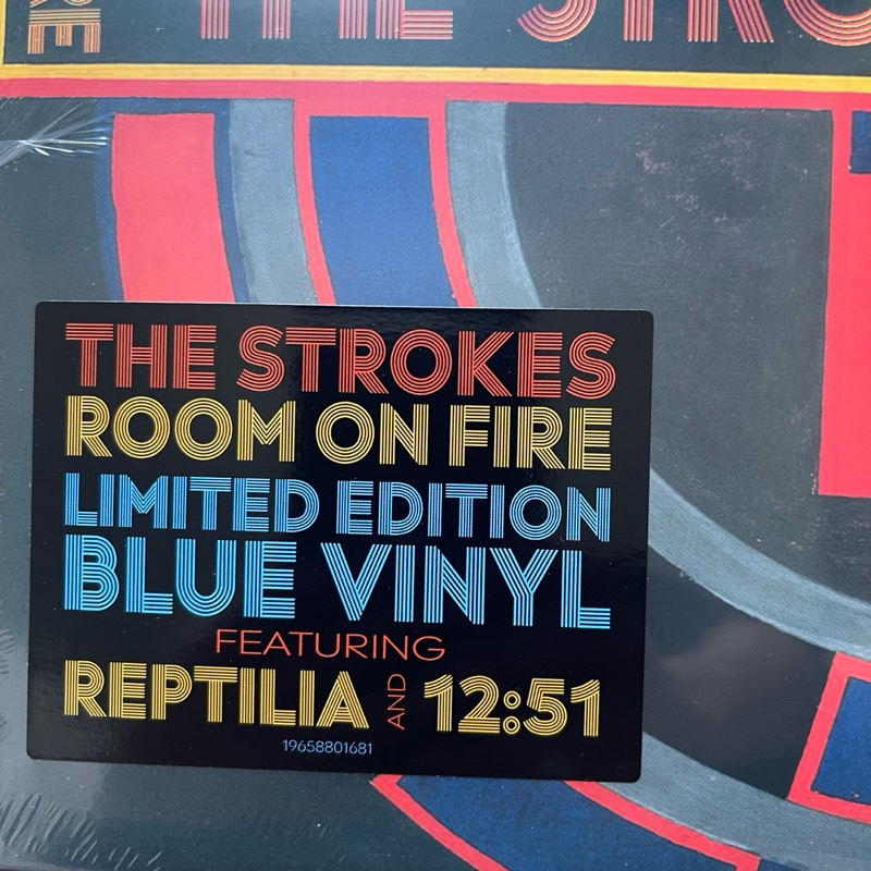 แผ่นเสียง The Strokes - Room On Fire **Limited Edition Blue Colour Vinyl, LP, Album มือหนึ่ง ซีล