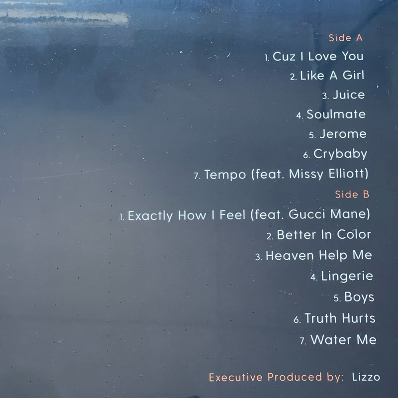 แผ่นเสียง Lizzo -Cuz I Love You ,Vinyl, LP, Album, Reissue, Stereo, ** Violet Translucent ,US มือหนึ่ง ซีล