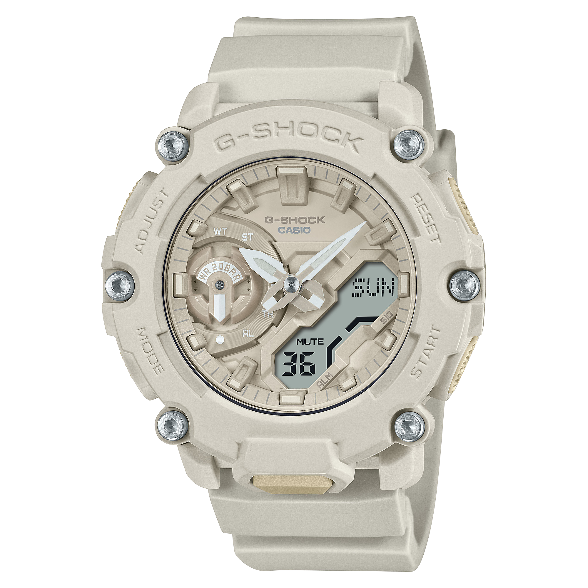 GA-2200NC-7A | อะนาล็อก-ดิจิตอลมาตรฐาน | ซีรีส์ 2200 | G-SHOCK | นาฬิกา | CASIO