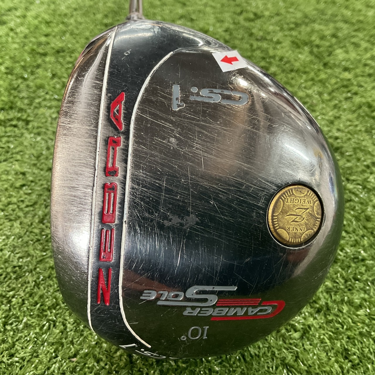 DRIVER 10 องศา ZEBRA : CAMBER SOLE CS.1 Flex-R ก้านกราไฟร์