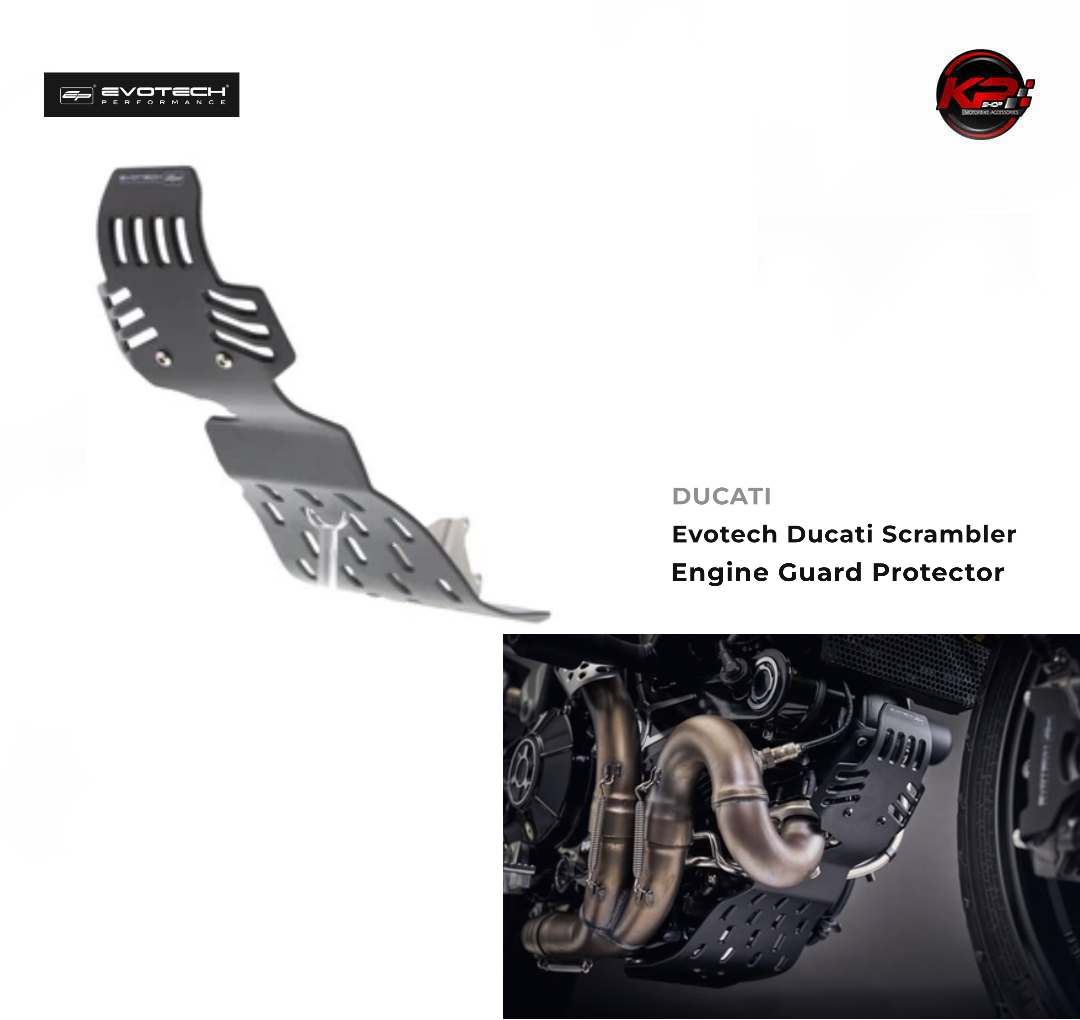 การ์ดเครื่อง Evotech Ducati Scrambler Engine Guard Protector