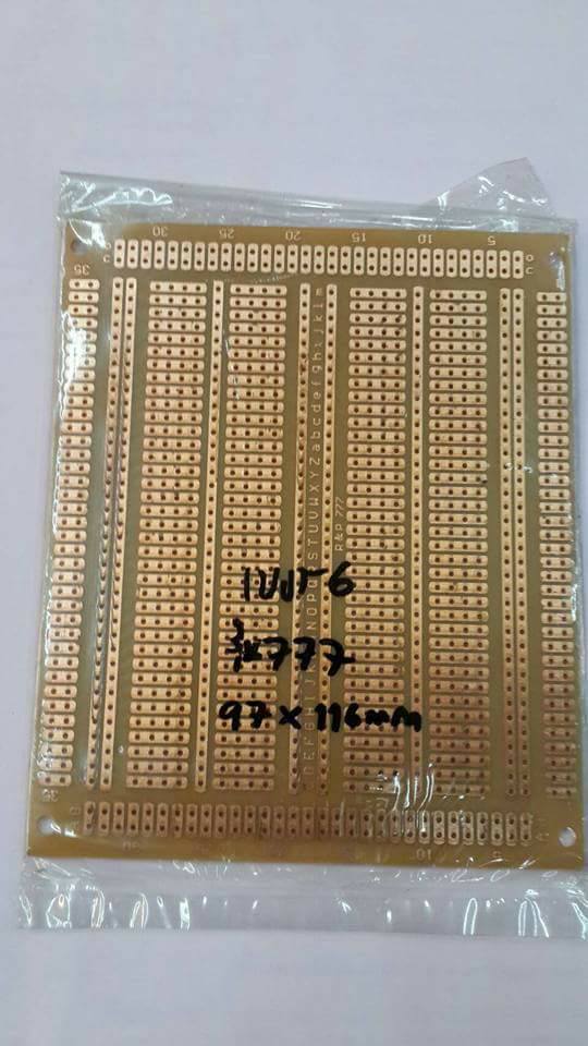 แผ่นปริ้นอเนกประสงค์เบอร์6รุ่นUPC-777ราคาขนาดกว้าง97Xยาว116MM. (97Xยาว116MM.)(9.7x11.6CM)
