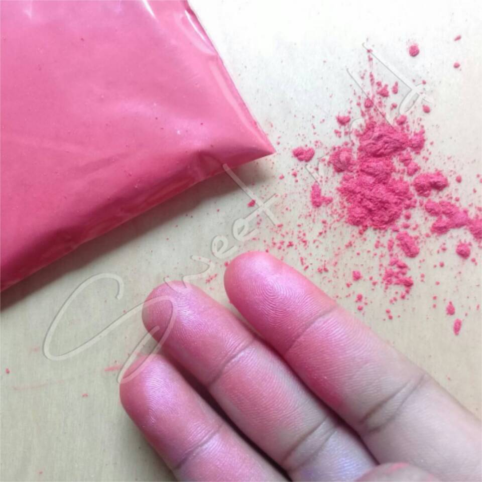 สีไมก้า สีชมพู Rose Red 7415 ขนาด 30 กรัม