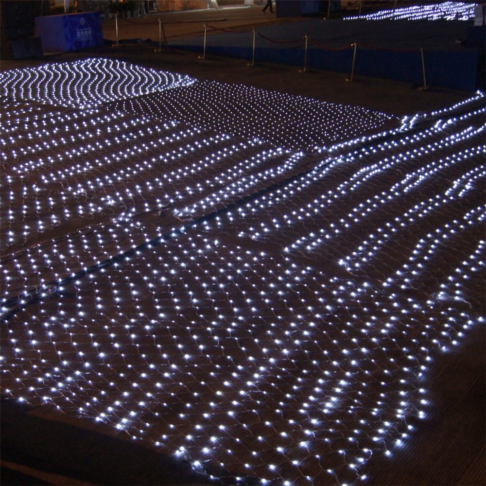 6x4 เมตร ไฟตาข่าย led net light ขนาดใหญ่ ไฟปีใหม่ เเสงวอร์มไวท์(warmwhite) เเบบไฟกระพริบ/ไฟนิ่ง ปรับได้ 8 โหมด ไฟประดับปีใหม่ ไฟหยดน้ำ ไฟคริสมาส