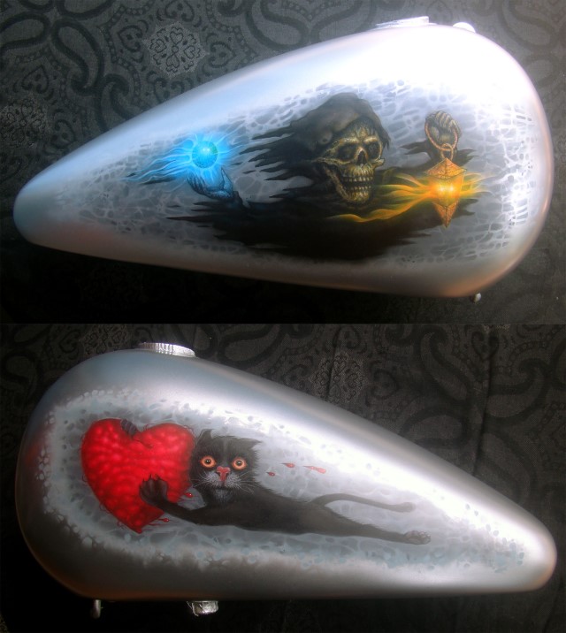 Custom paint งานแอร์บรัช เพ้นท์สีถัง