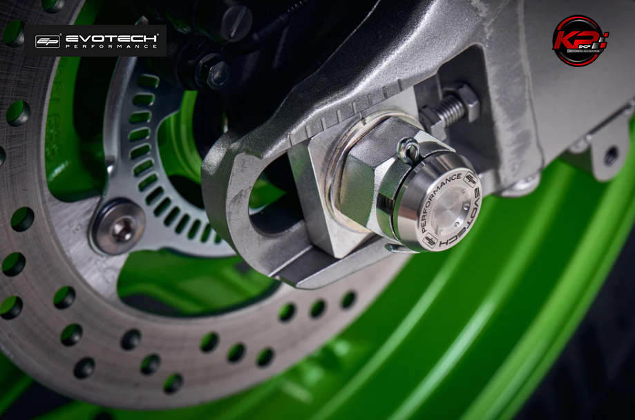 กันล้มหลัง Evotech Rear Spindle Bobbins - Kawasaki Ninja ZX-6R (2024+)