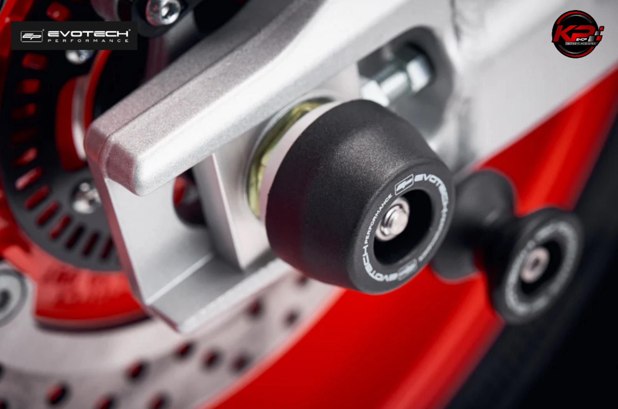 กันล้มหลัง Evotech Rear Spindle Bobbins - Yamaha YZF-R6 (2017+)