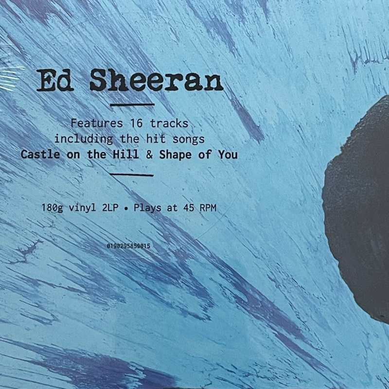 แผ่นเสียง Ed Sheeran ÷ (Divide ) 2 × Vinyl, 12", 45 RPM, Album, Deluxe Edition, Gatefold EU, มือหนึ่ง ซีล
