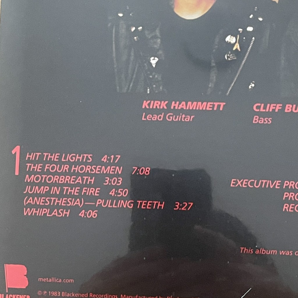 แผ่นเสียง Metallica – Kill 'Em All, Vinyl, LP, Album, Reissue, Remastered มือหนึ่ง ซีล