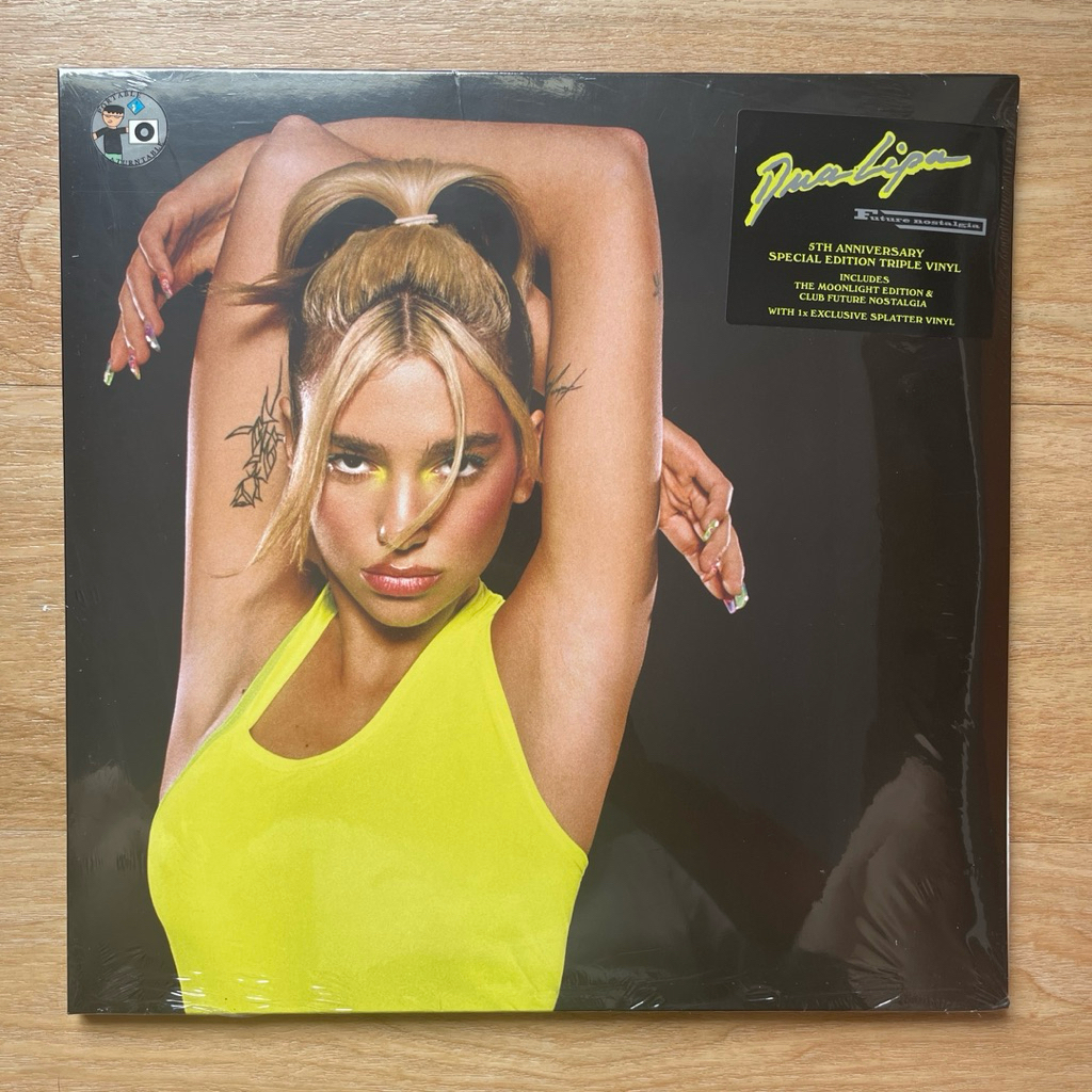 แผ่นเสียง Dua lipa Futures Nostalgia 5Th Anniversary 3Lp Vinyl,,มือหนึ่ง ซีล