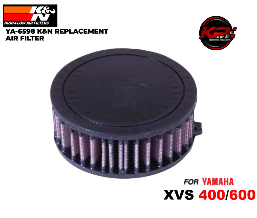 กรองอากาศ K&N FOR YAMAHA XVS400/650 (YA 6598)