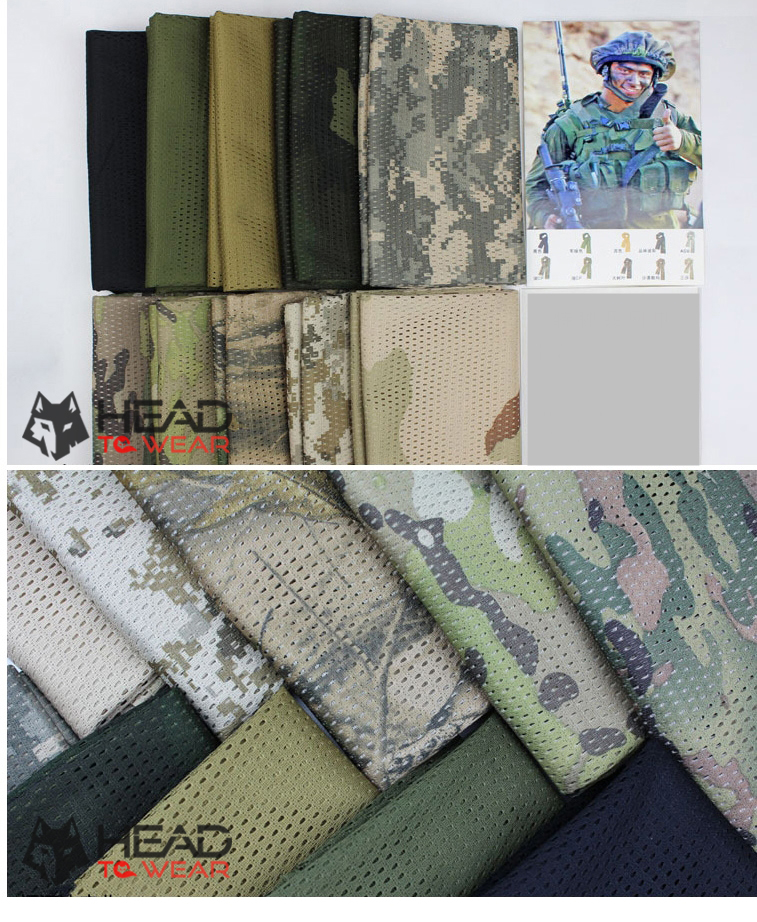 ผ้าพันคอทหาร Military Scarf : Army Black รหัส SC008