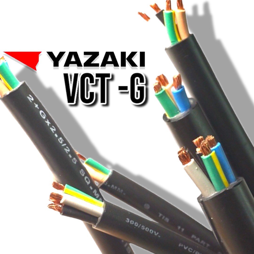 สายไฟ VCT-G 3x10/10sqmm YAZAKI 090-0080084
