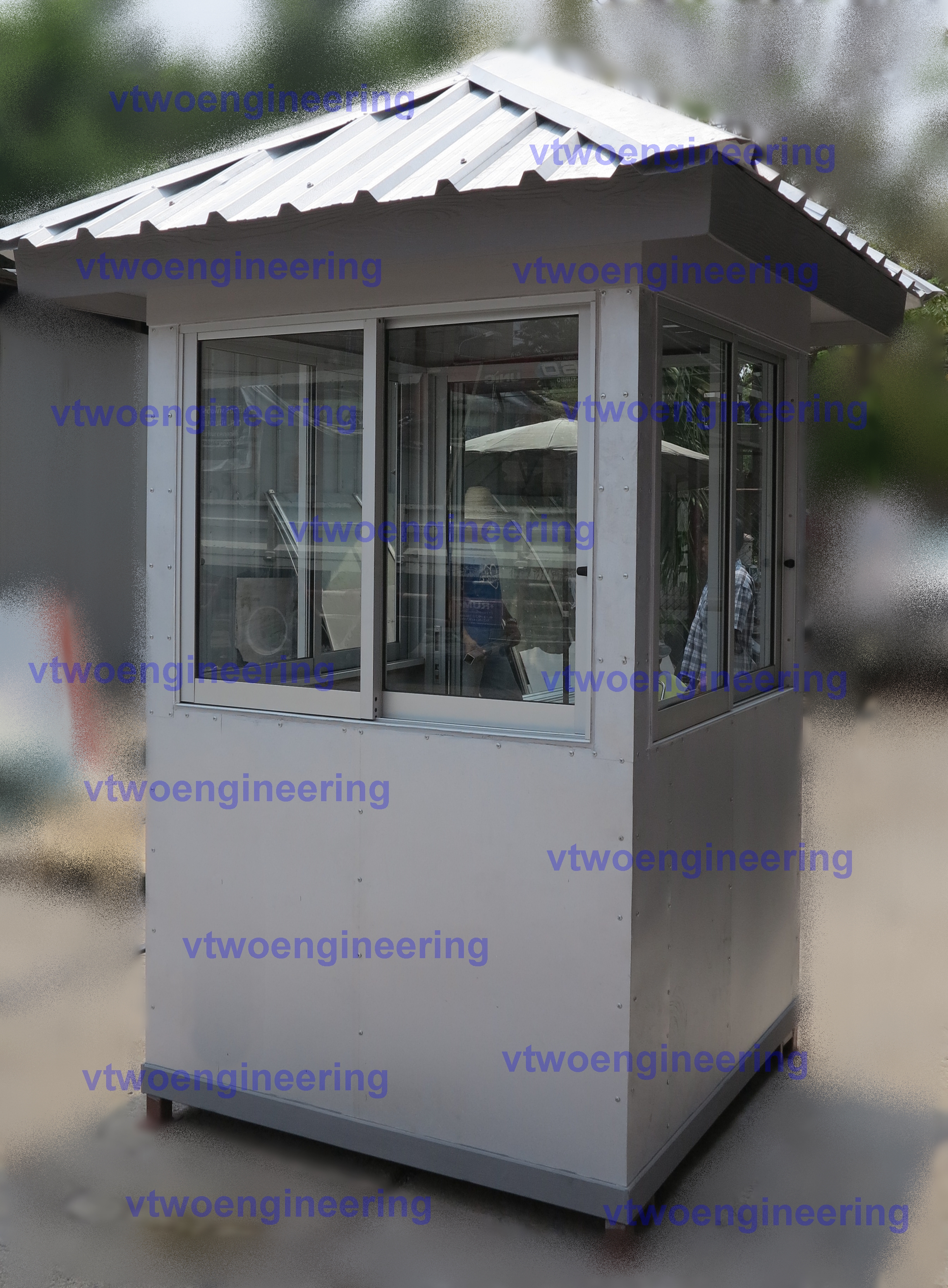 ป้อมยามสำเร็จรูป ป้อมยาม ตู้ยาม ป้อมรปภ. VT0001