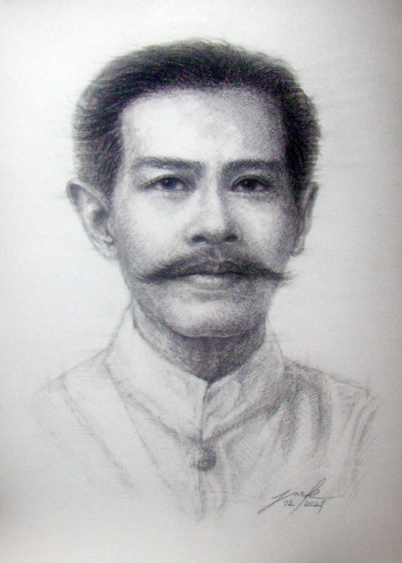 กรมหลวงชุมพรเขตอุดมศักดิ์ "เสด็จเตี่ย" "หมอพร" ภาพวาดดินสอ ชาโคล กระดาษ 200 แกรม ขนาด 27.5 x 37.5 cm. งานวาดต้นฉบับ ไม่ใช่ภาพพิมพ์หรือโปสเตอร์ครับ