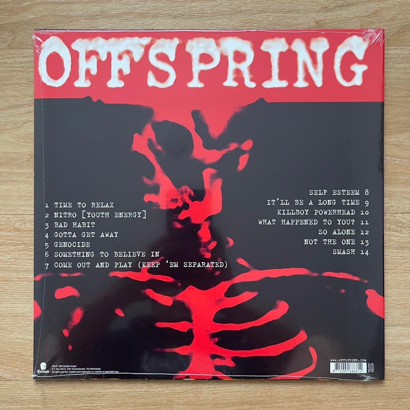 แผ่นเสียง The Offspring– Smash ,Vinyl, LP, Album, Reissue, Remastered แผ่นเสียงมือหนึ่ง ซีล
