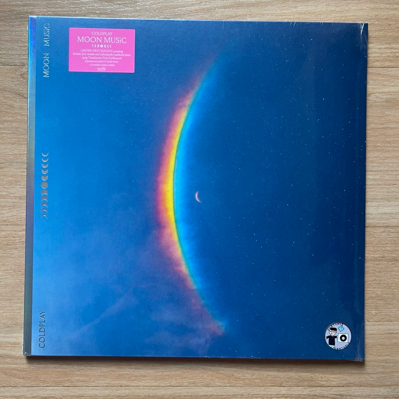 แผ่นเสียง Coldplay - Moon Music ,Vinyl, LP, Album,(Translucent Pink LP) ,มือหนึ่ง ซีล