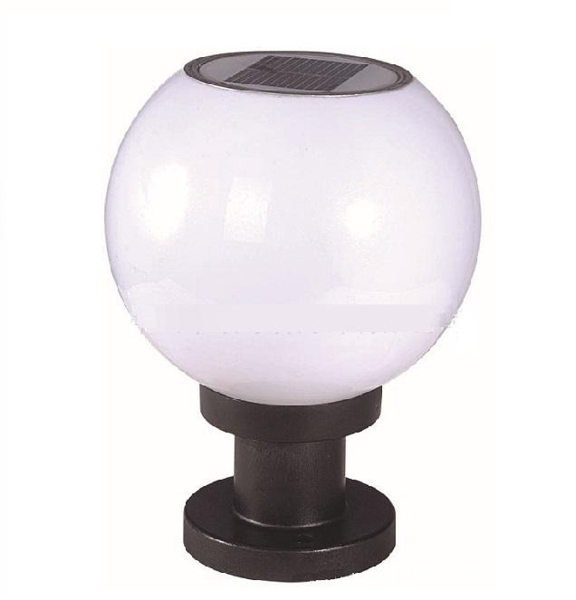 [ 10 โคม ] ส่งฟรี Solar Lamp ! โคมไฟหัวเสาโซล่าเซลล์ ทรงกลม 20 CM เเสงขาว โคมไฟพลังงานเเเสงอาทิตย์ เหมาะสำหรับใช้ติดเป็นโคมไฟหัวเสาโซล่าเซลล์หน้าบ้านหรือทางเดิน จำนวน 1 ชิ้น