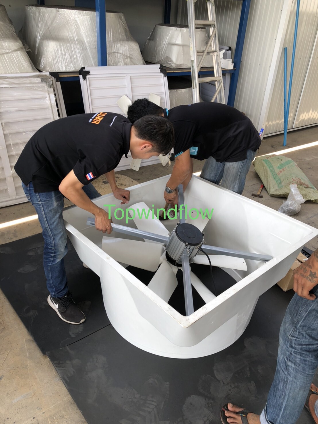 พัดลมฟาร์มไฟเบอร์กลาส ESC1060-Fiber (36 นิ้ว)