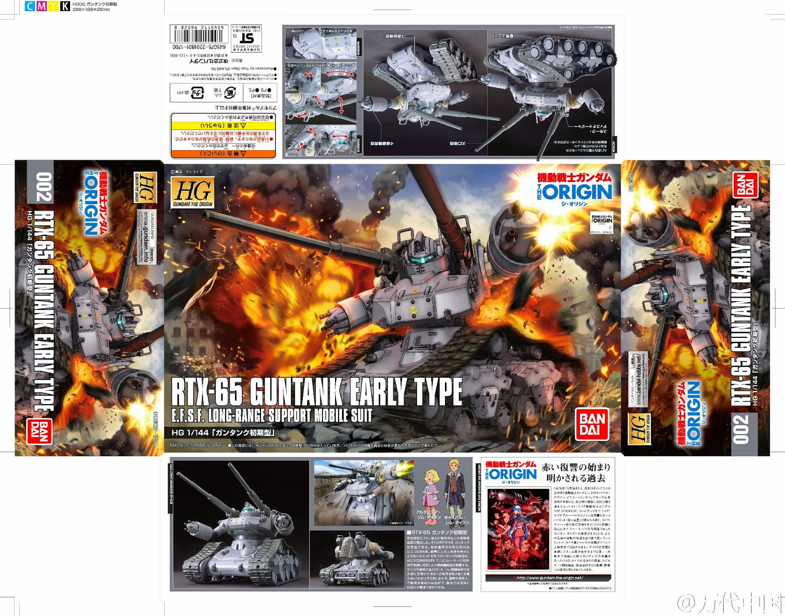 HG 1/144 Guntank Origin Ver.