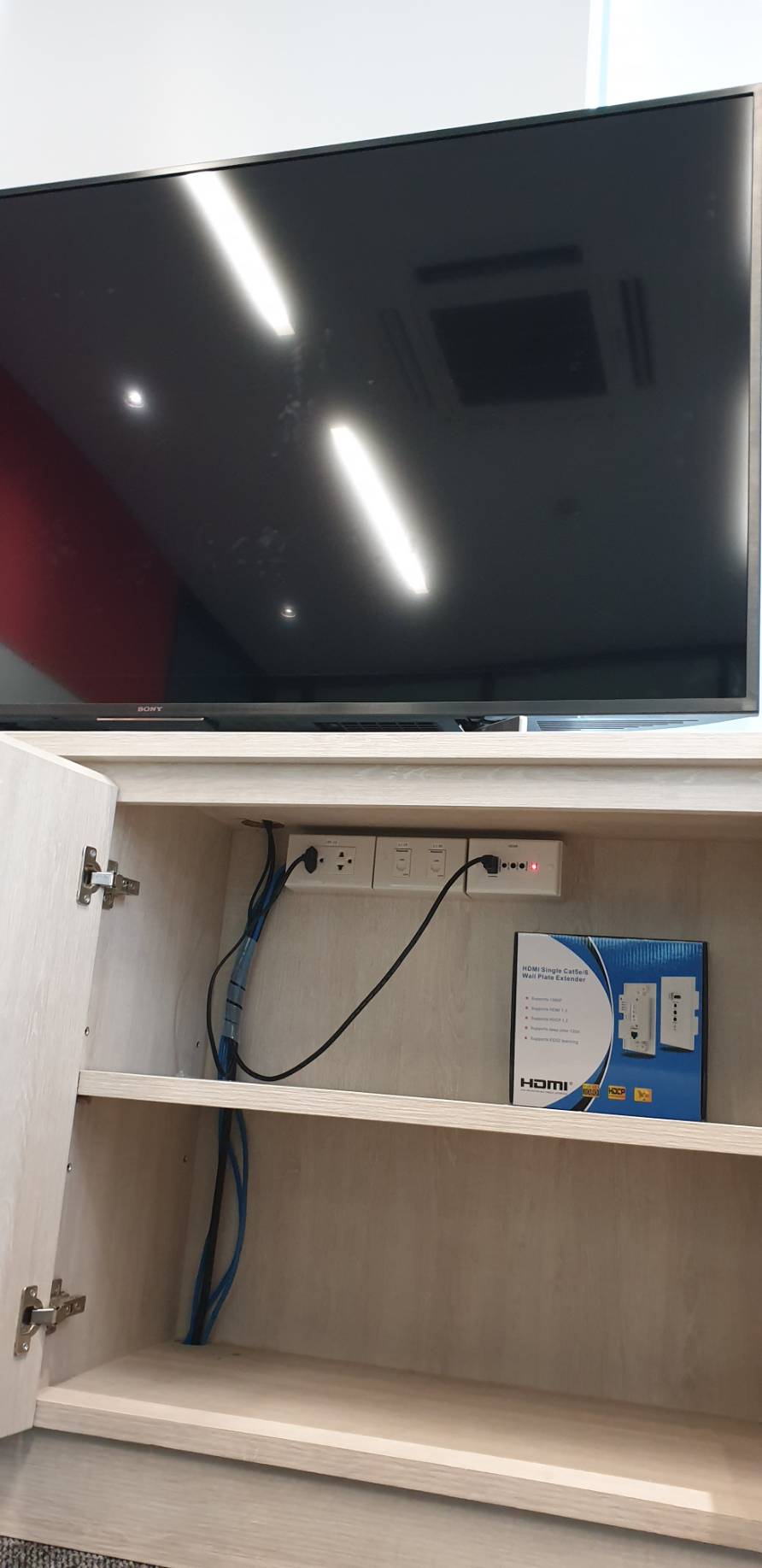 HDMI WALL PLATE EXTENDER 60M (POE) (คู่ละ)