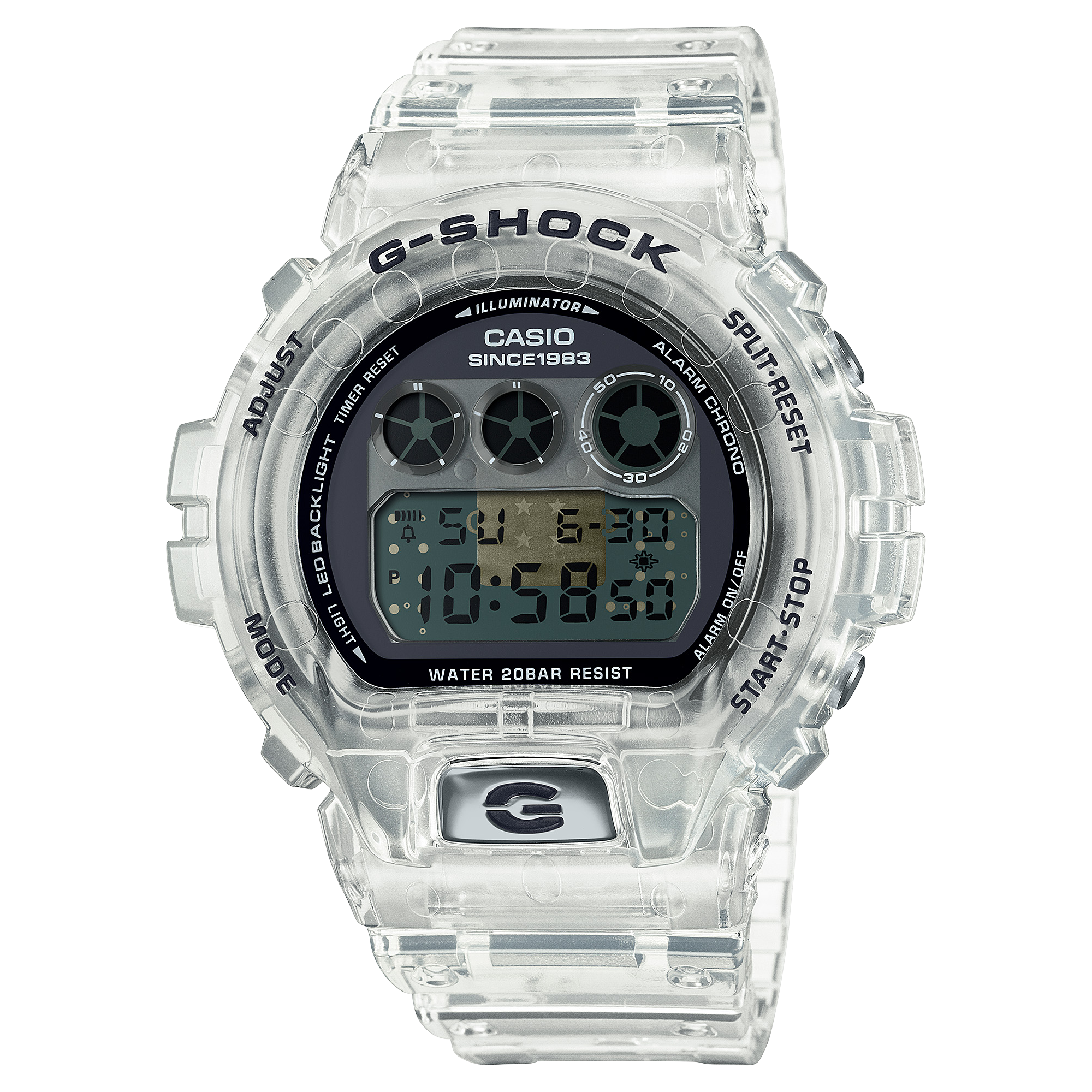 DW-6940RX-7 | ดิจิตอลมาตรฐาน | ซีรีส์ 6900 | G-SHOCK | นาฬิกา | CASIO (ฉลองการครบรอบ 40 ปีของ G-SHOCK CLEAR REMIX)
