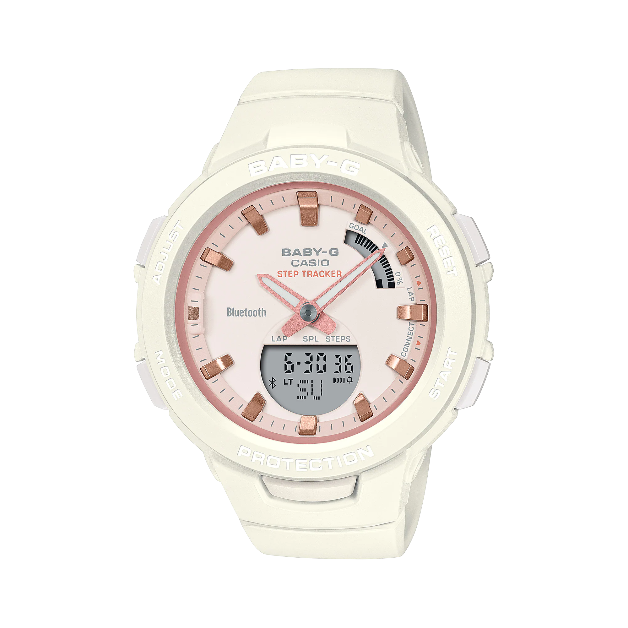 BSA-B100CS-7A | G-SQUAD รุ่นเชื่อมต่อกับสมาร์ทโฟน | BABY-G | นาฬิกา | CASIO