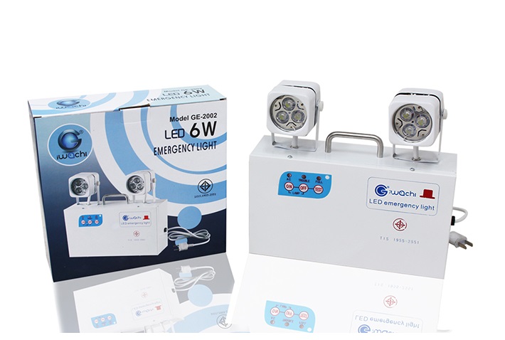 ไฟฉุกเฉินLED 6 W IWACHI เครื่องสำรองไฟฉุกเฉิน