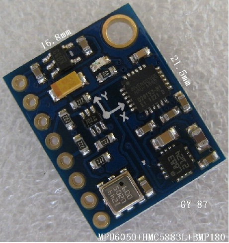 GY-87 IMU/10DOF (MPU6050 HMC883L BMP180)