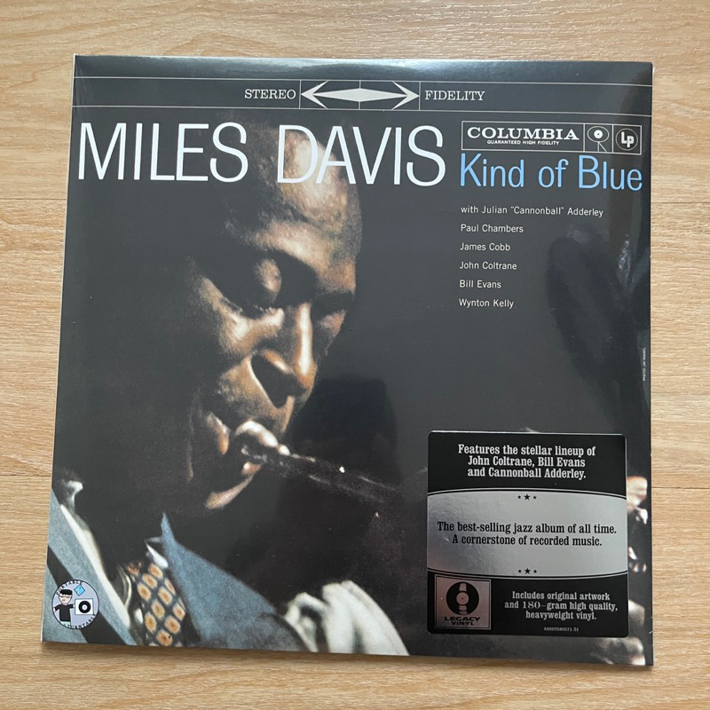 แผ่นเสียง Miles Davis - Kind Of Blue ,Vinyl, LP, Album, Reissue, Repress, 180 gram แผ่นเสียงมือหนึ่ง ซีล