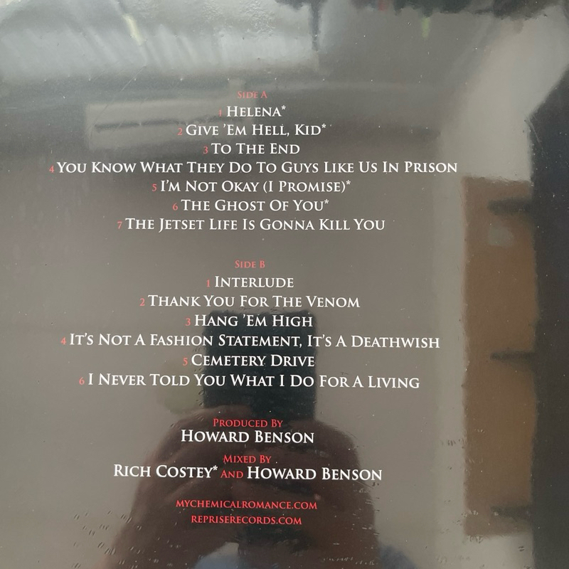 แผ่นเสียง My Chemical Romance – Three Cheers For Sweet Revenge , Vinyl, LP, Album, Canada มือหนึ่ง *สันปกหลังมีรอยนิด
