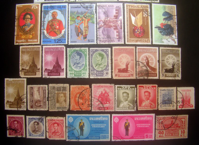 ((--มีตำหนิ--)) s2975-รวมแสตมป์ ร.5 - ร.9 แบบรวมๆ มีตำหนิ จำนวน 31 ดวง ใช้แล้ว ราคาเบาครับ