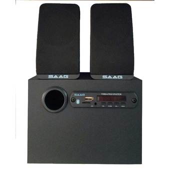 (2.1) SAAG (Multy) + BLUETOOTH, FM,USB Black
