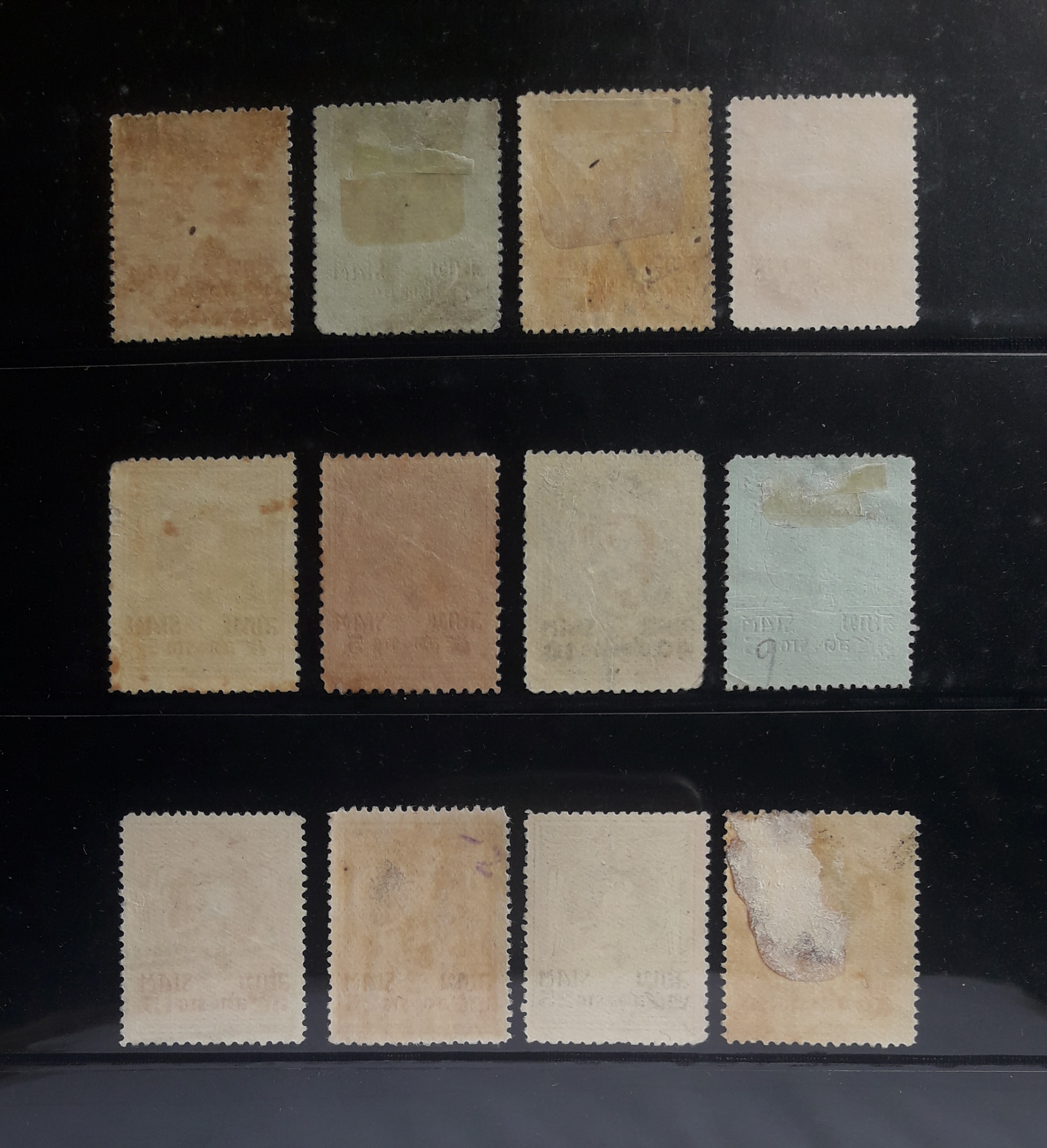 s3257-แสตมป์รัชกาลที่ 6 ชุดปีกครุฑ ปี 2462 ครบชุด 12 ดวง ใช้แล้ว ราคาเบา น่าสะสมครับ