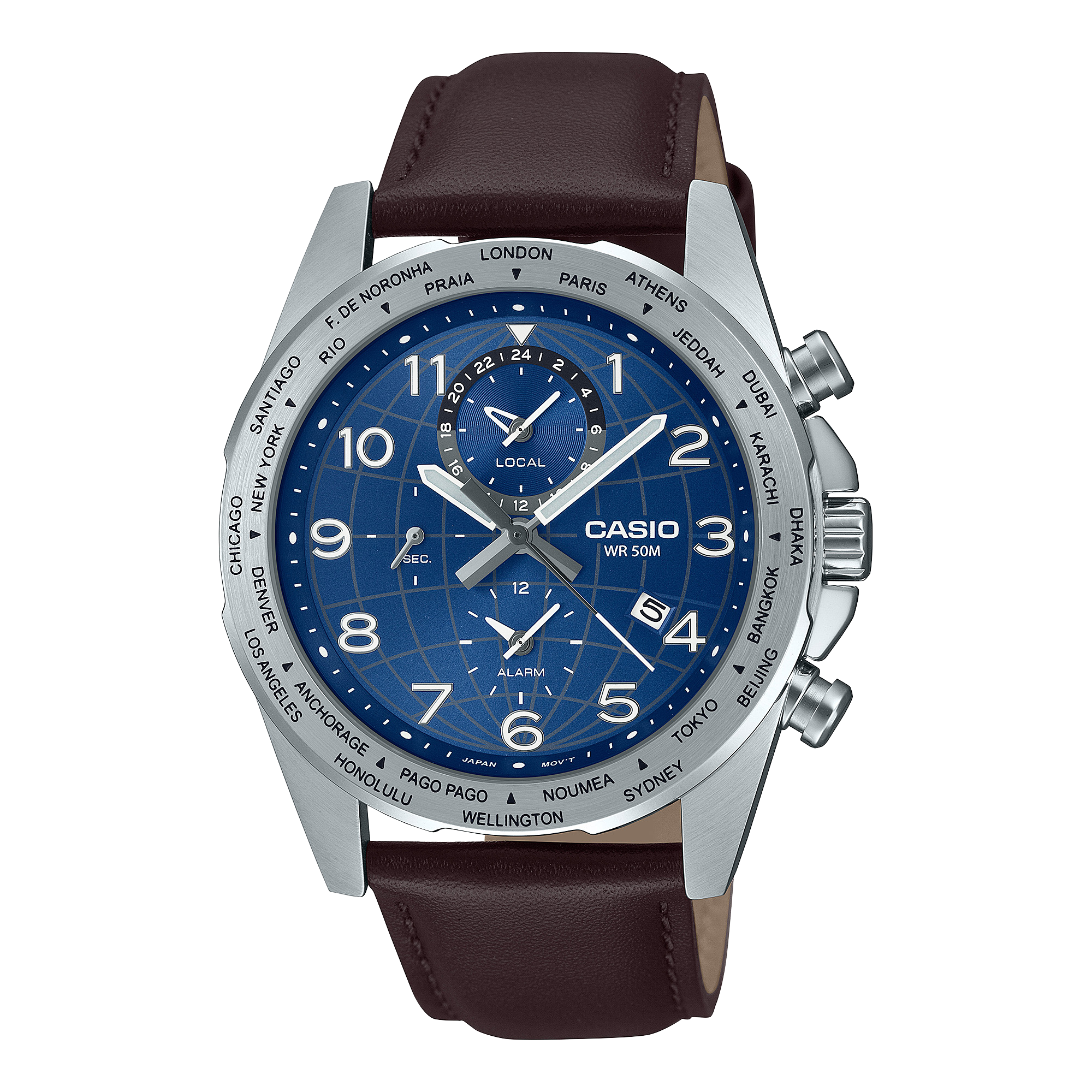 MTP-W500L-2AV | หลายเข็มนาฬิกา - สุภาพบุรุษ | Dress - CASIO