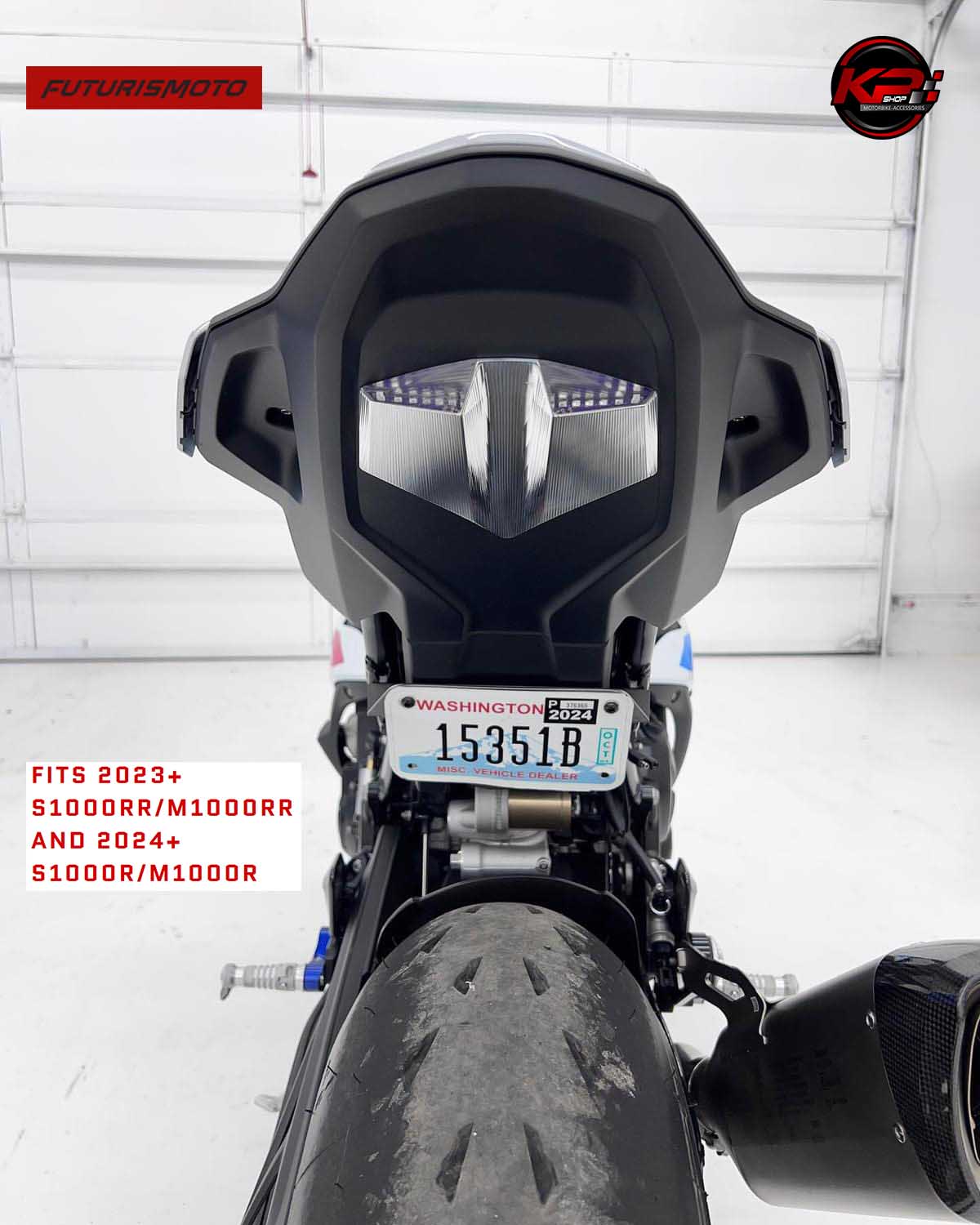 ท้ายสั้น พร้อมไฟท้าย FUTORISMOTO FOR BMW S1000RR/M1000RR 2023+