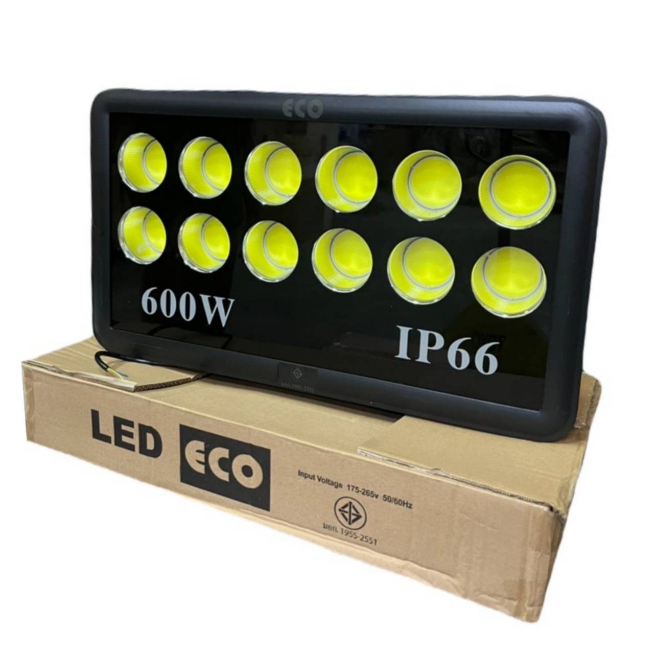 ⚽ไฟสนามฟุตบอล ไฟสนามกีฬา COB เเสงพุ่งไกล 600W 500W 400W รุ่น ECO Bright ราคาประหยัด สปอร์ตไลท์สนามฟุตบอล สปอร์ตไลท์สนามบอล ไฟส่องสนามฟุตบอล ตะกร้อ