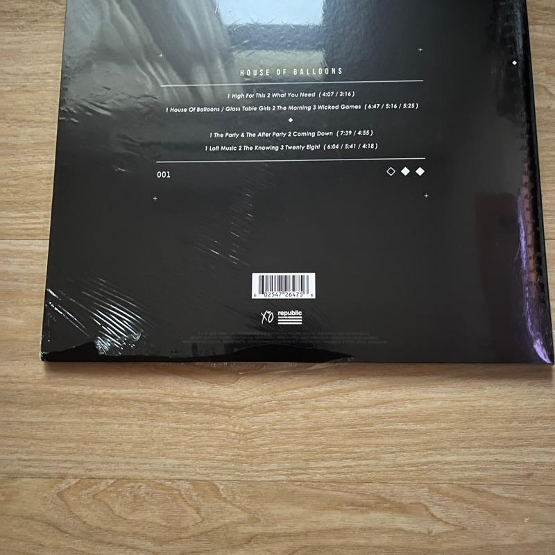 แผ่นเสียง The Weeknd - House Of Balloons album ,2 x Vinyl, LP, Mixtape, Reissue แผ่นเสียงมือหนึ่ง ซีล
