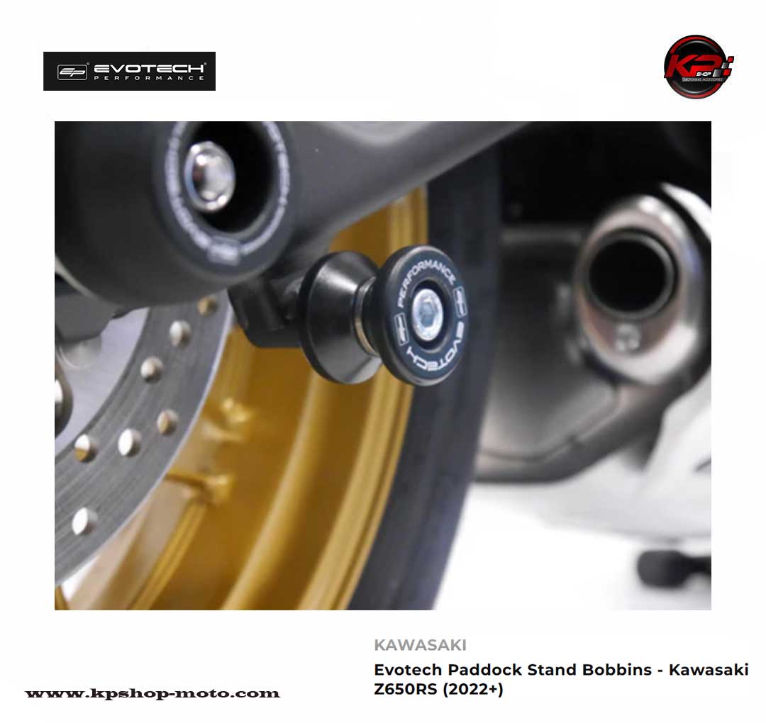 สปูนยกรถ Evotech Paddock Stand Bobbins - Kawasaki Z650RS (2022+)