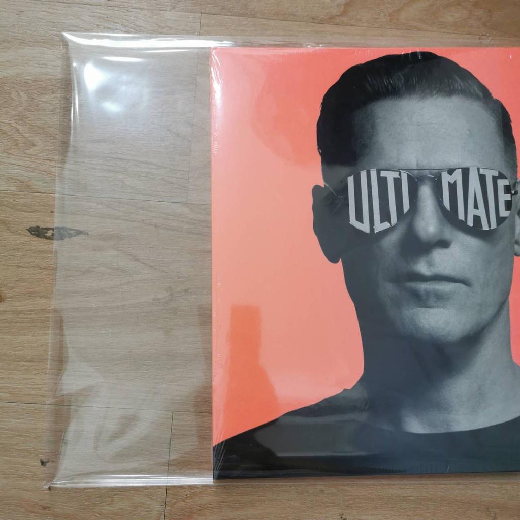 ซองพลาสติกใส่แผ่นเสียง ซองใส่แผ่นเสียง ซองชั้นนอก (33x33เซนติเมตร) เหมาะสำหรับใส่แผ่นเสียงอัลบั้มที่มี 2แผ่น (100ใบ)