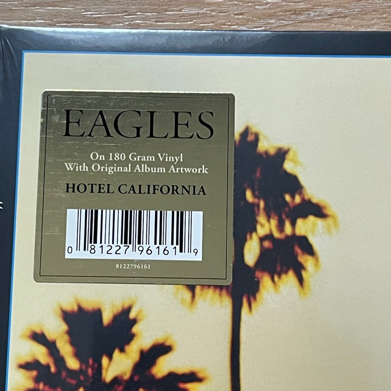 แผ่นเสียง Eagles – Hotel California , LP, Album, Reissue, Stereo, Gatefold, 180 Gram ,EU มือหนึ่ง ซีล