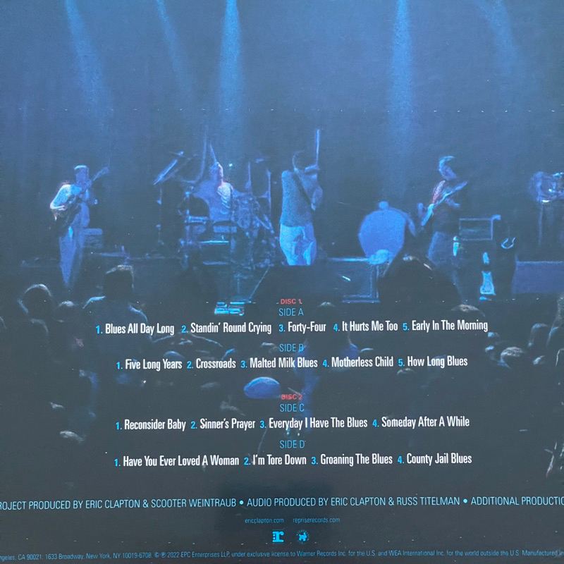 แผ่นเสียง Eric Clapton Nothing But The Blues ,2 x Vinyl, LP, Album, Stereo, Gatefold ,US มือหนึ่ง ซีล