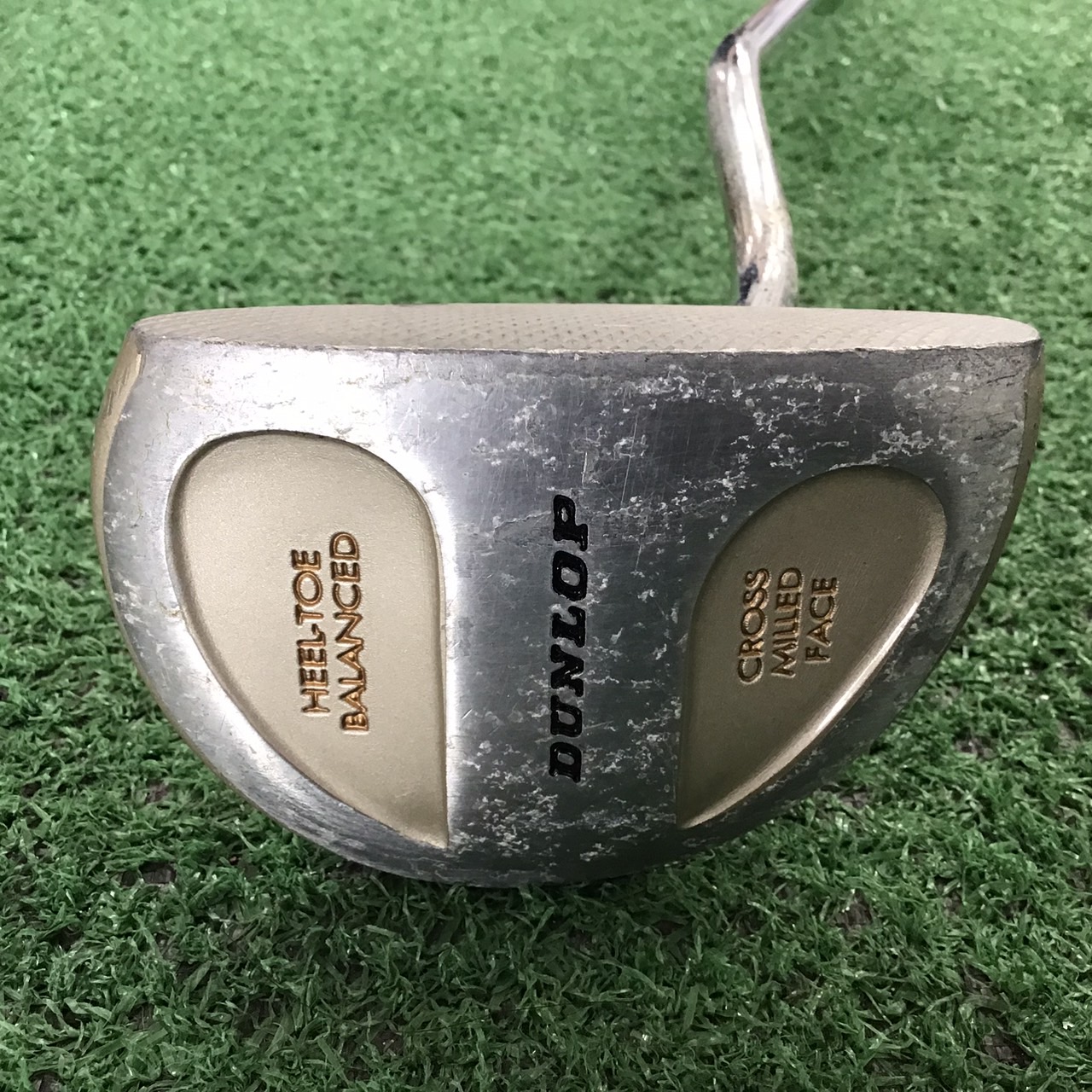PUTTER DUNLOP : CROSS MILLDED FACE ก้านเหล็ก
