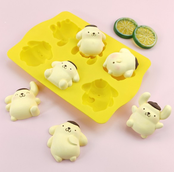 แม่พิมพ์ปอมปอมปุริน 6 ช่อง ขนาด 36-40 กรัม