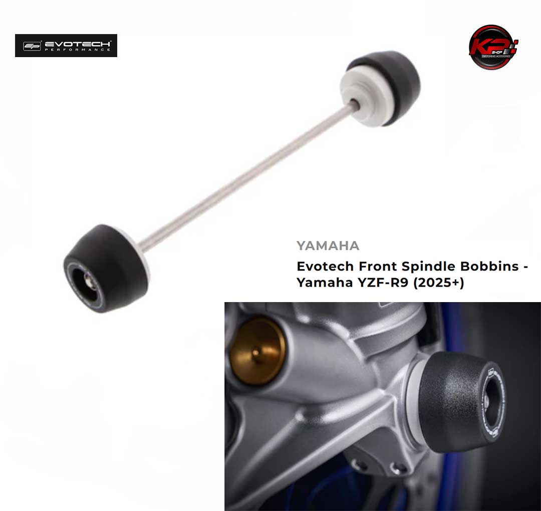 กันล้มหน้า Evotech Front Spindle Bobbins - Yamaha YZF-R9 (2025+)