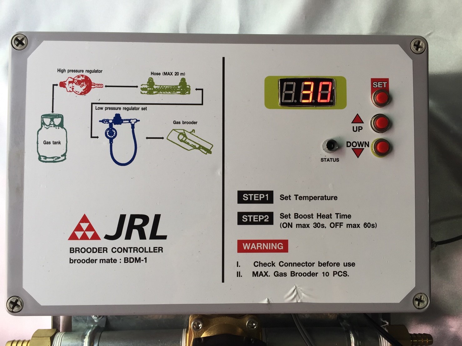 JRL เครื่องควบคุม หัวกกแก๊ส แบบ กึ่งอัตโนมัติ