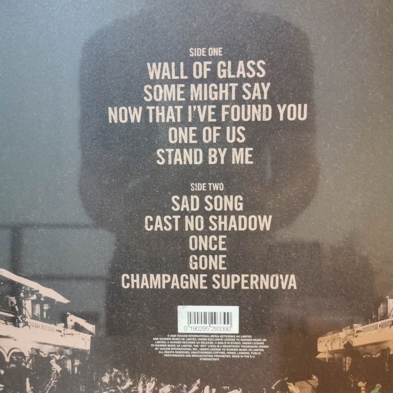 แผ่นเสียง Liam gallager MTV unplugged Colour Vinyl แผ่นเสียงใหม่ซีล