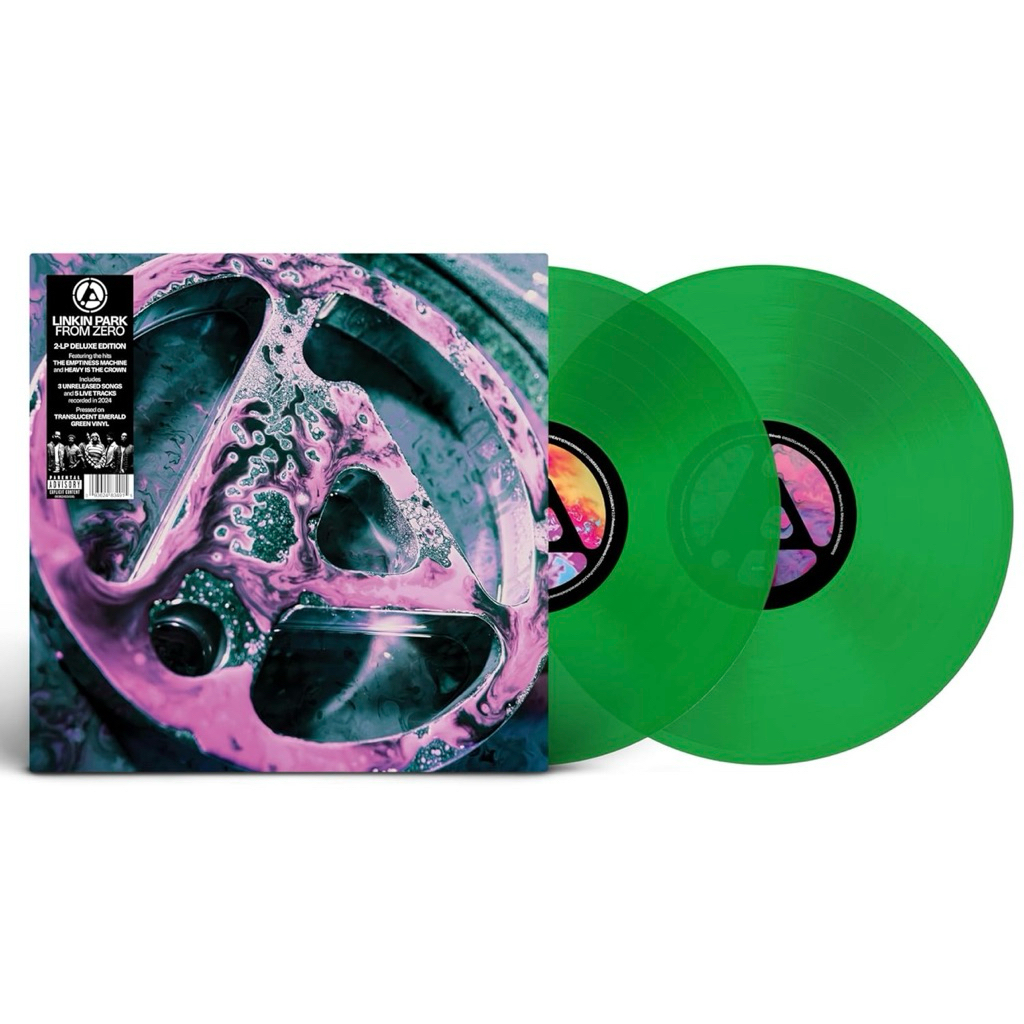 แผ่นเสียง Linkin Park – From Zero 2 x Vinyl,Deluxe Edition, Green Translucent มือหนึ่ง ซีล